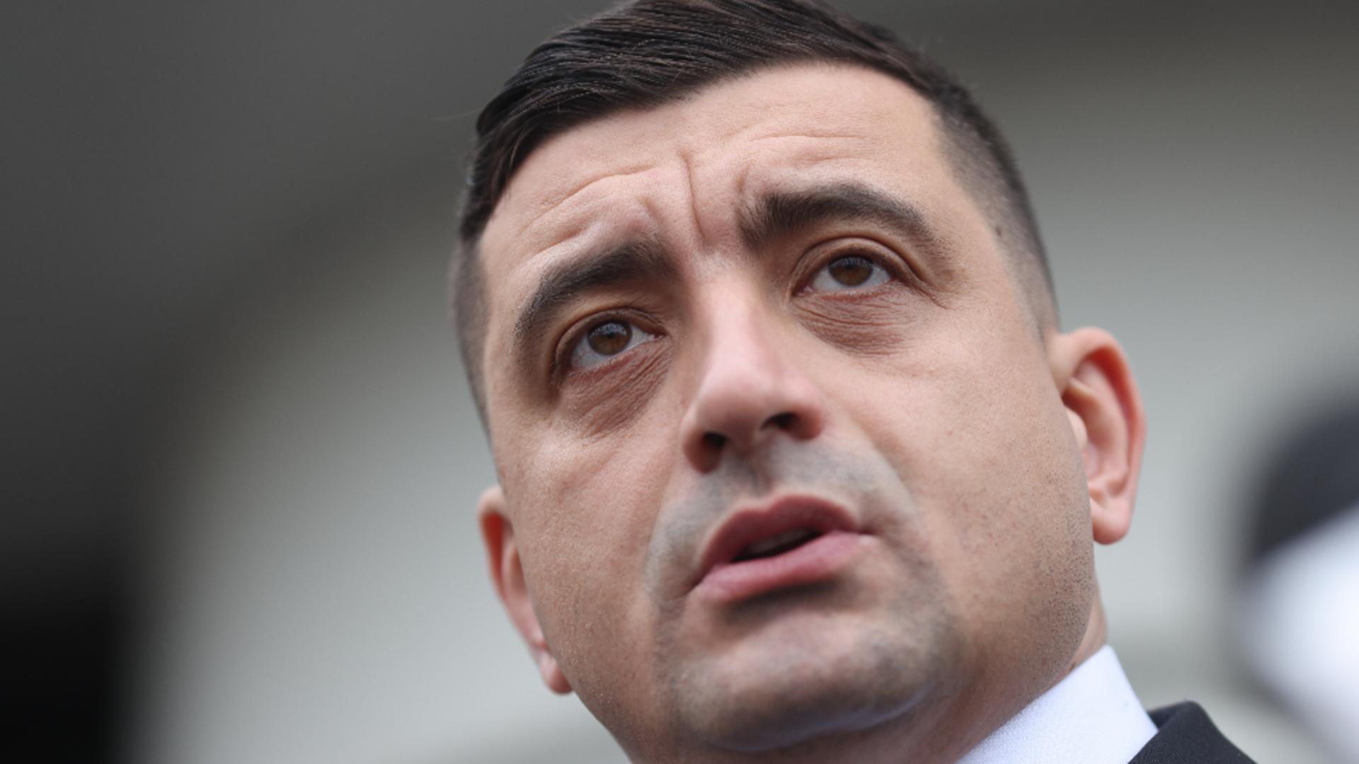 George Simion cu Giorgia Meloni la ceremonia lui Donald Trump