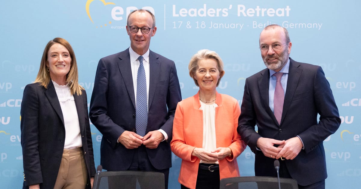 Von der Leyen revine dupa boala pentru a l sprijini pe Merz