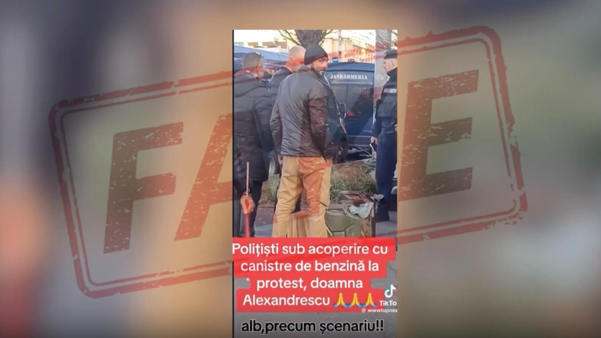 Operatiunea marsava de la protest Politisti sub acoperire cu canistre si manipulare