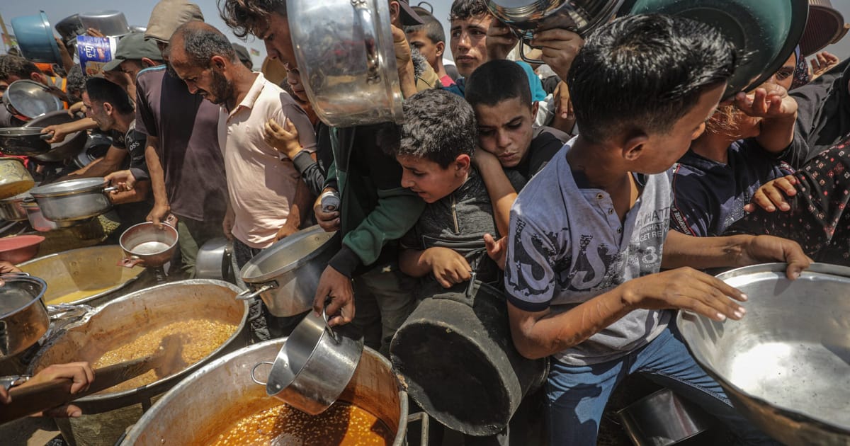 Gaza va suferi de foamete fara ajutorul urgent