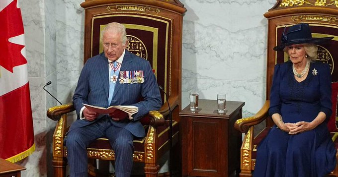 Regele Charles isi arata dragostea pentru Canada in Senat