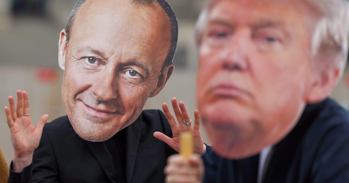 Trump la pacalit deja pe noul cancelar german