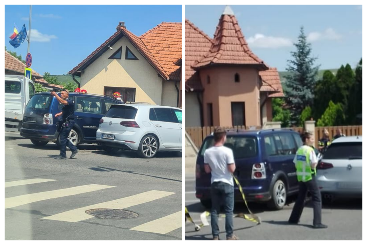Accident grav in Floresti O femeie si doi copii spitalizati