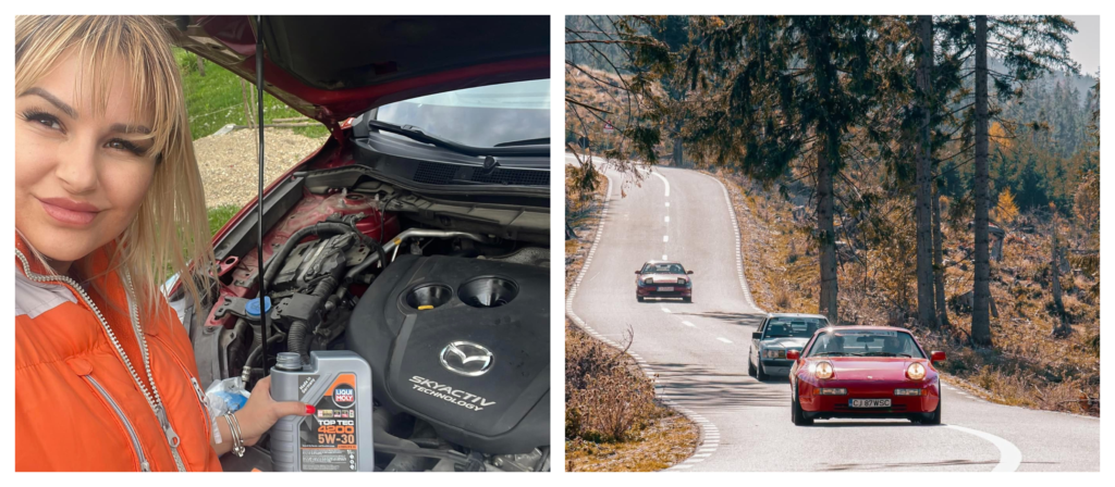 Rocsana Contras accelereaza pe traseul de raliu