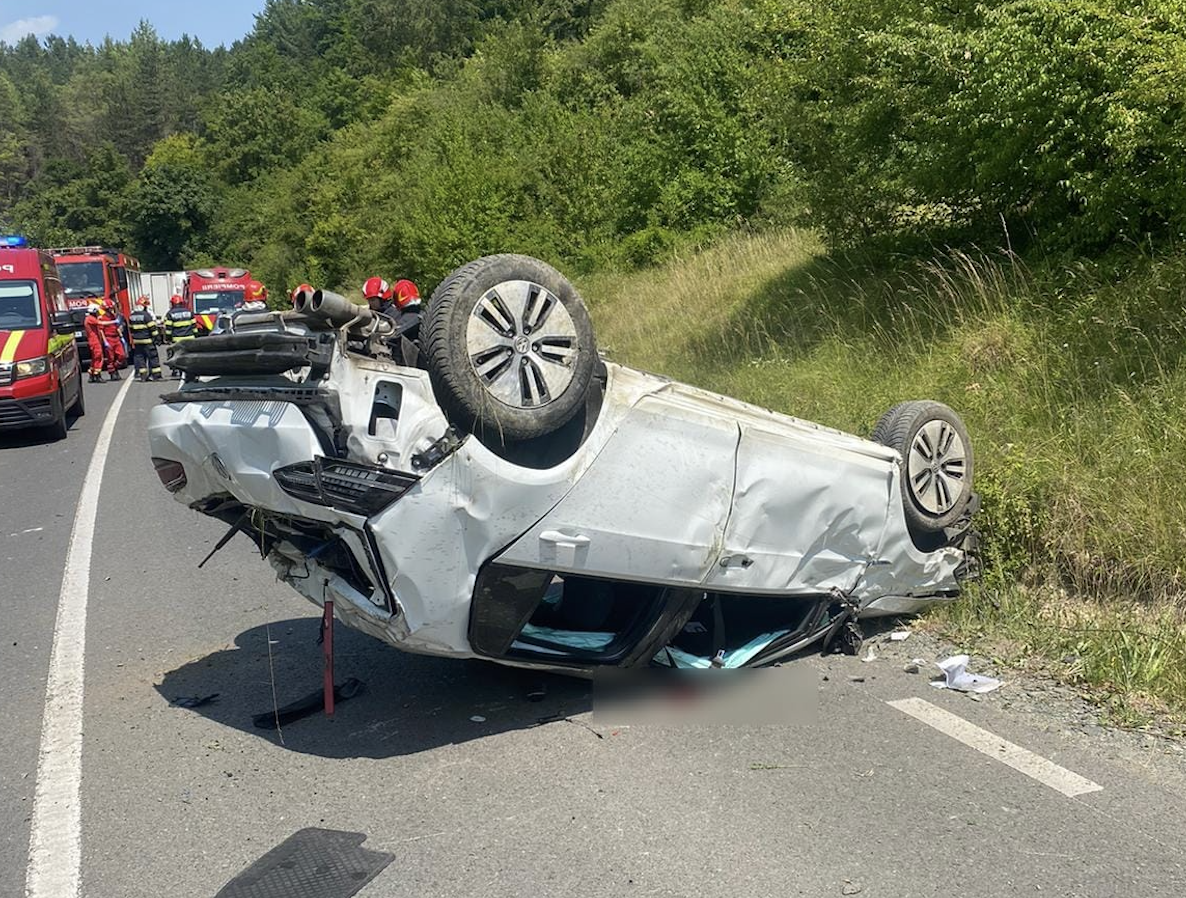 Accident grav in Cluj Victima incarcerata si inerta