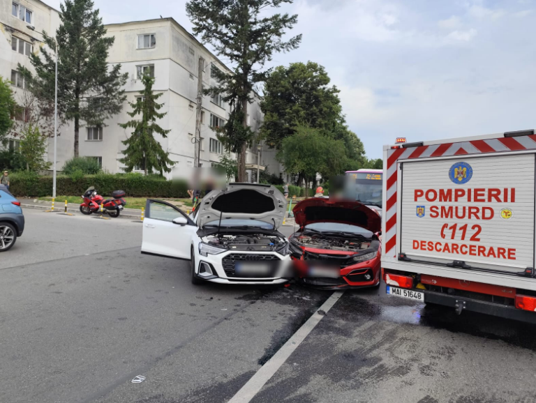 Accident pe strada Brancusi Cluj Napoca reportaj FOTO