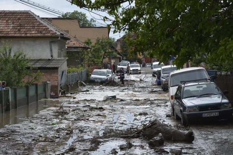 Cod galben de inundatii la Cluj Viituri periculoase