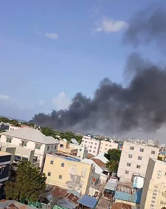 Elicopterul Uniunii Africane s a prabusit in Mogadishu