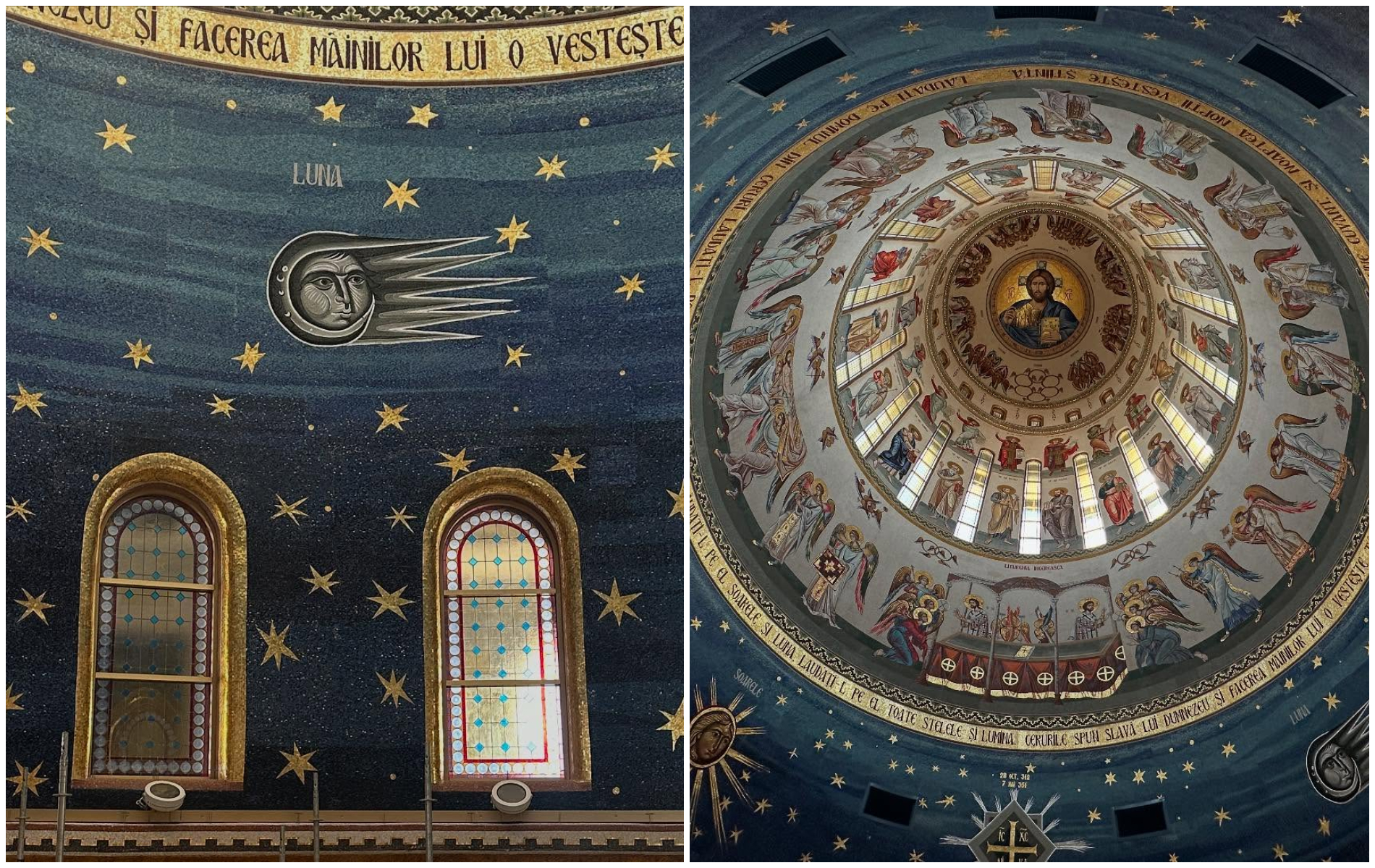 Imagini minunate din interiorul Catedralei Mantuirii Neamului
