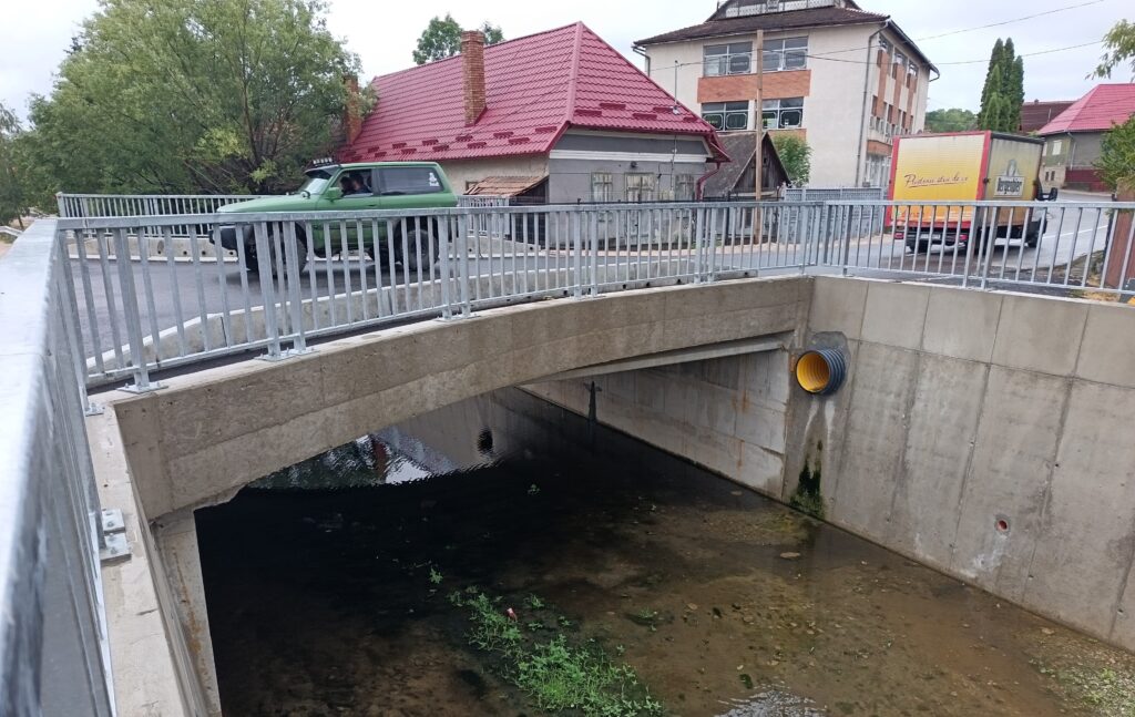 Noul pod din Manastireni finalizat de CJ Cluj