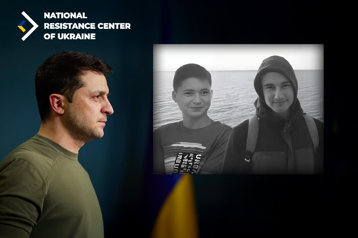 Zelenski a premiat post mortem cei doi adolescenti ucisi