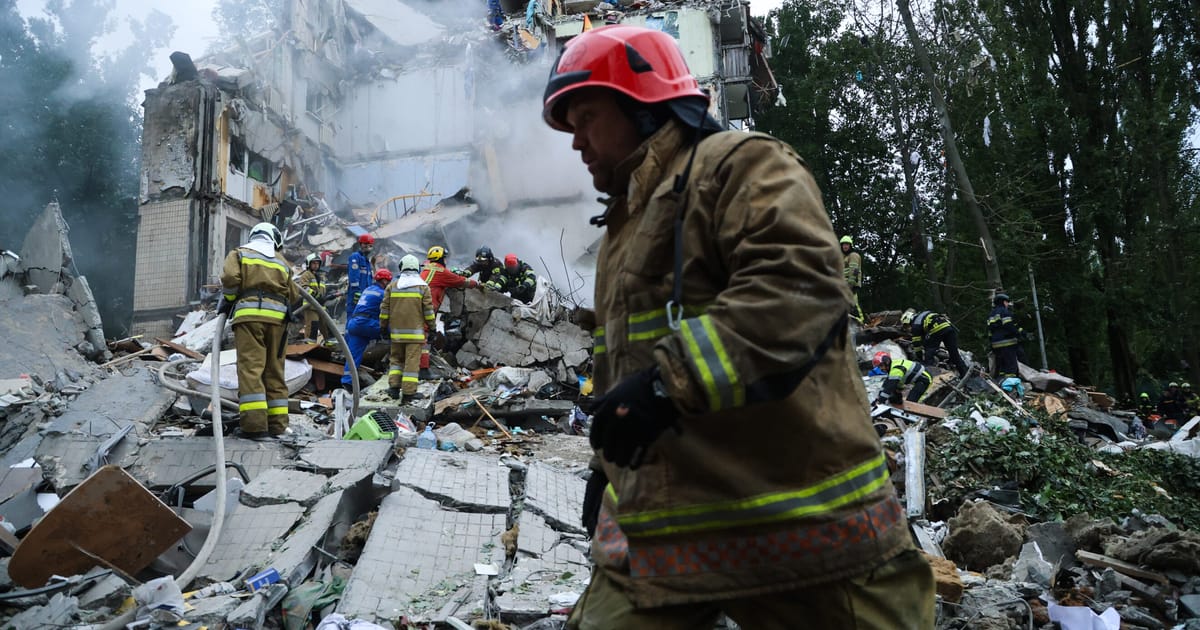 Atacul rus asupra Kievului ucide 7 si raneste 80