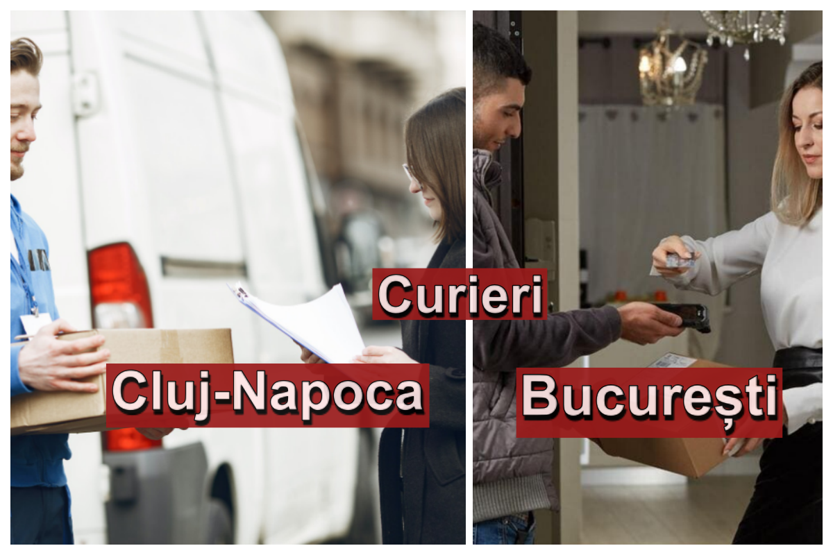 Clujeanca socata Curierii din Bucuresti aduc la usa