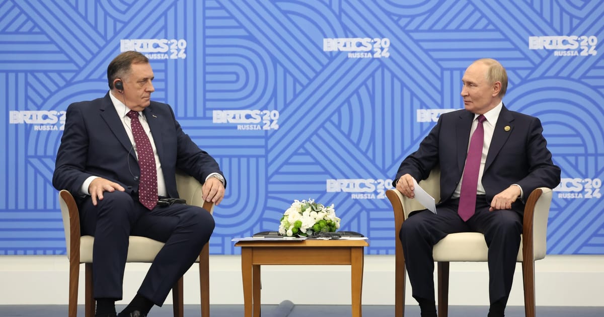 Disruptor pro Putin din Balcani saracit de putere in Bosnia