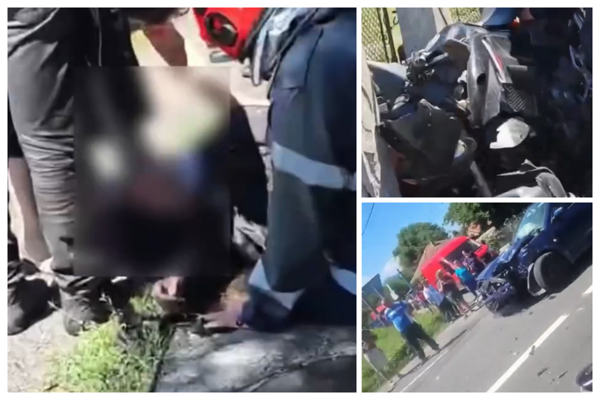 Doi tineri din Cluj grav raniti intr un accident