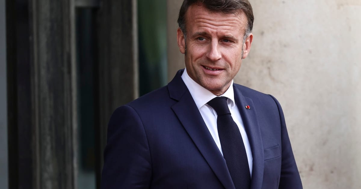 Macron castiga o victorie rara pentru Palestina