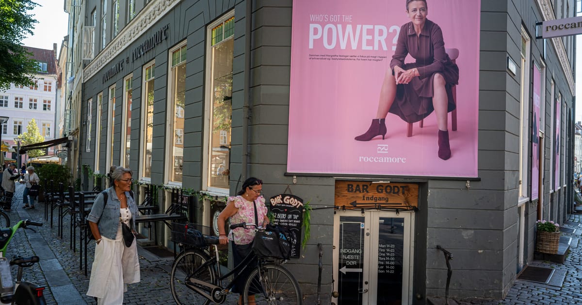 Margrethe Vestager un model de pantofi