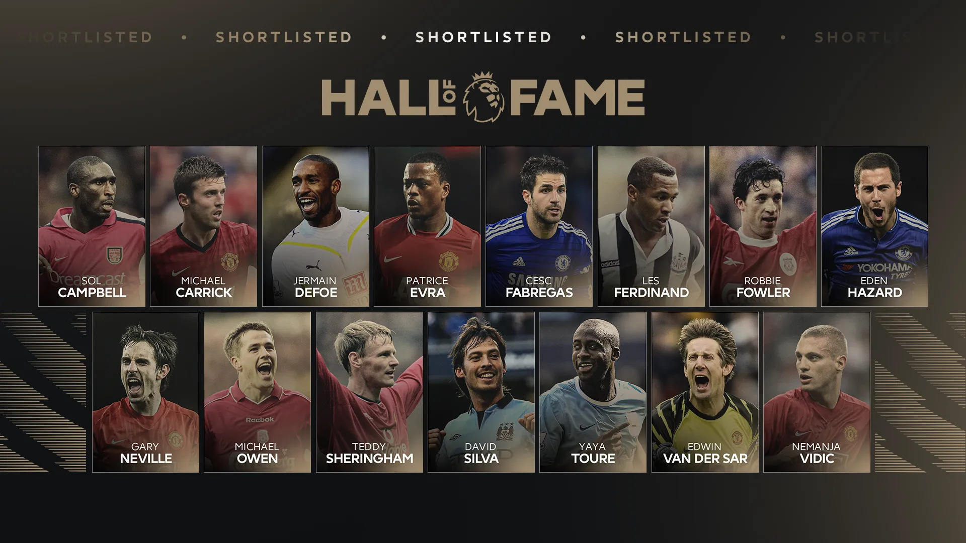 15 fosti fotbalisti din Premier League pentru Hall of Fame