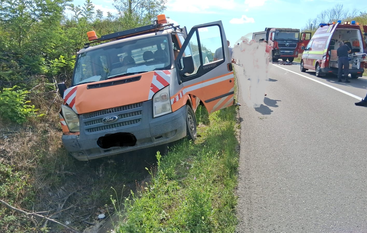 Accident grav in Bihor femeie resuscitata la fata locului