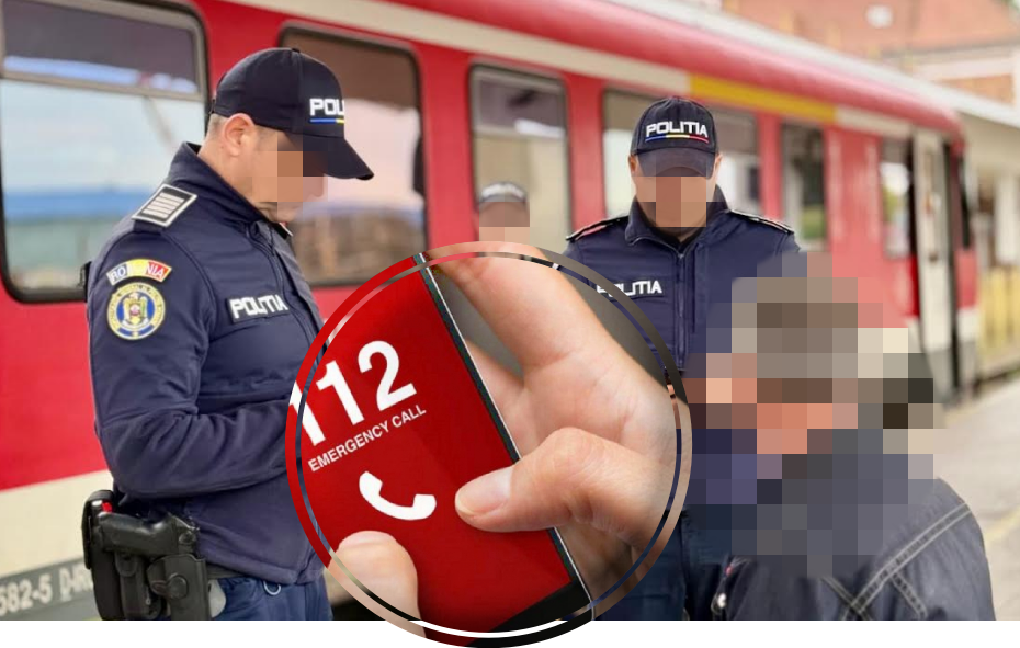 Clujean sancionat cu 2500 lei dupa apel la 112