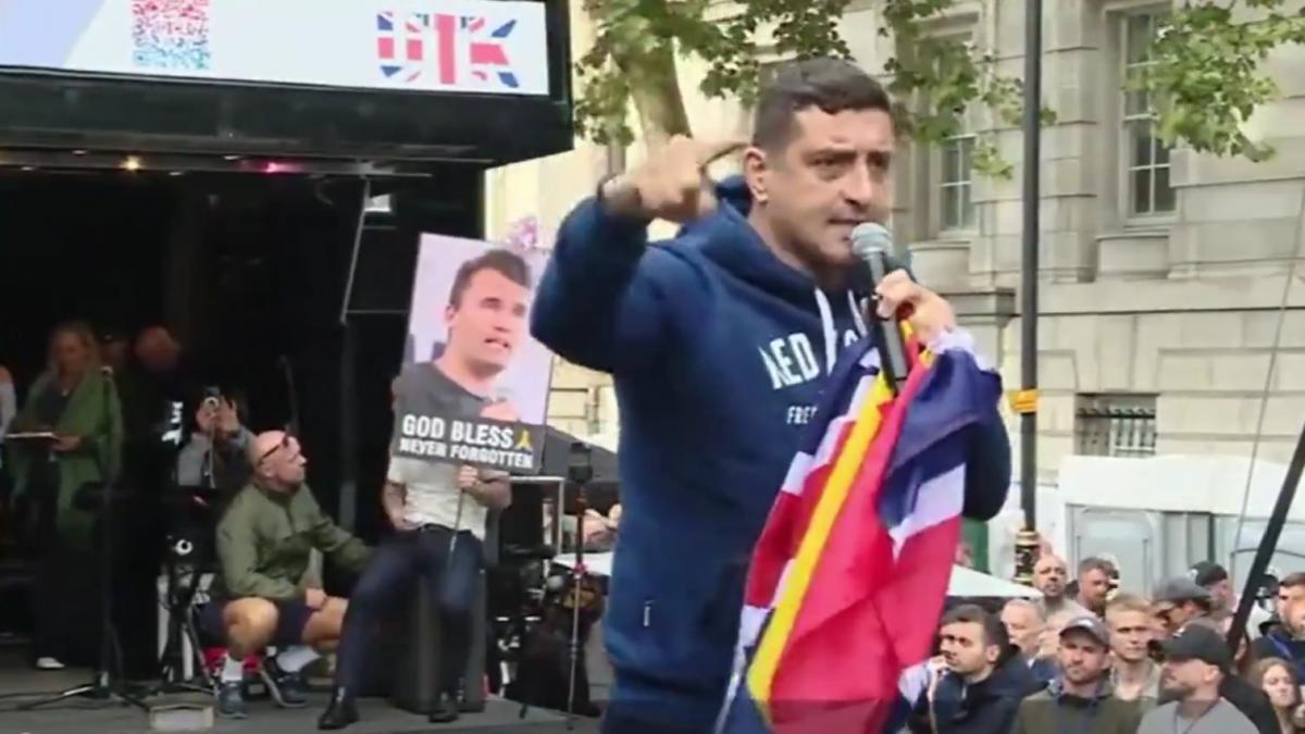 George Simion la mitingul extremistilor din Londra