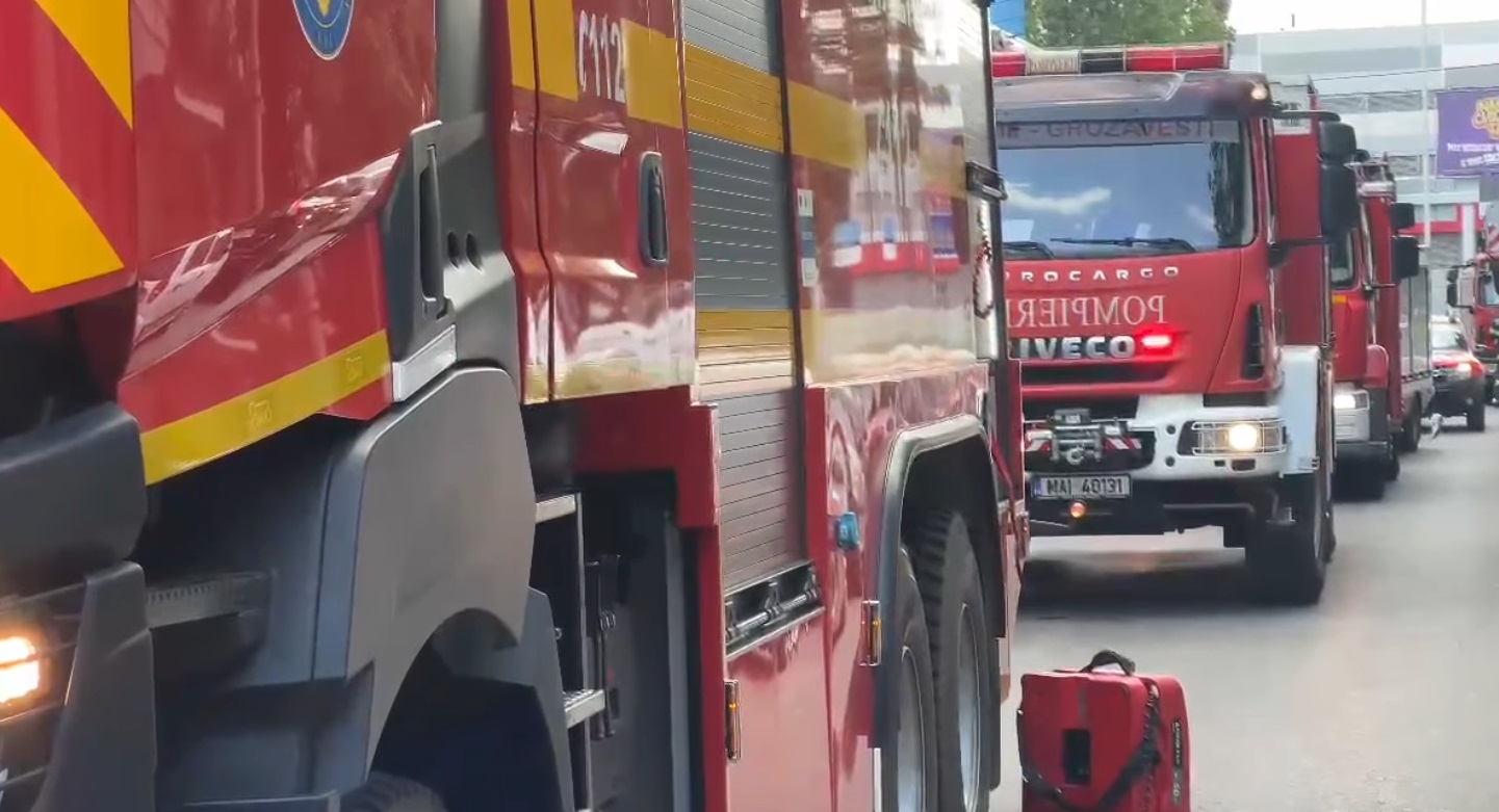 Incendiu la Penitenciarul Gaesti 200 de evacuati