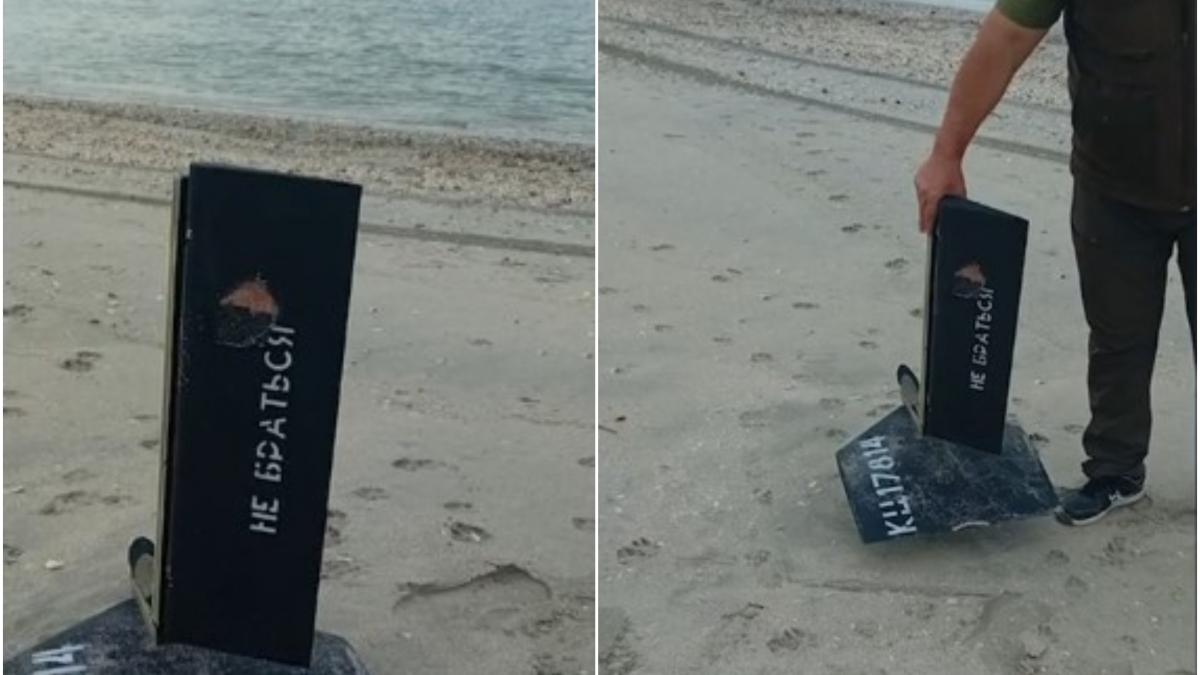 Noi fragmente de drona pe litoralul romanesc