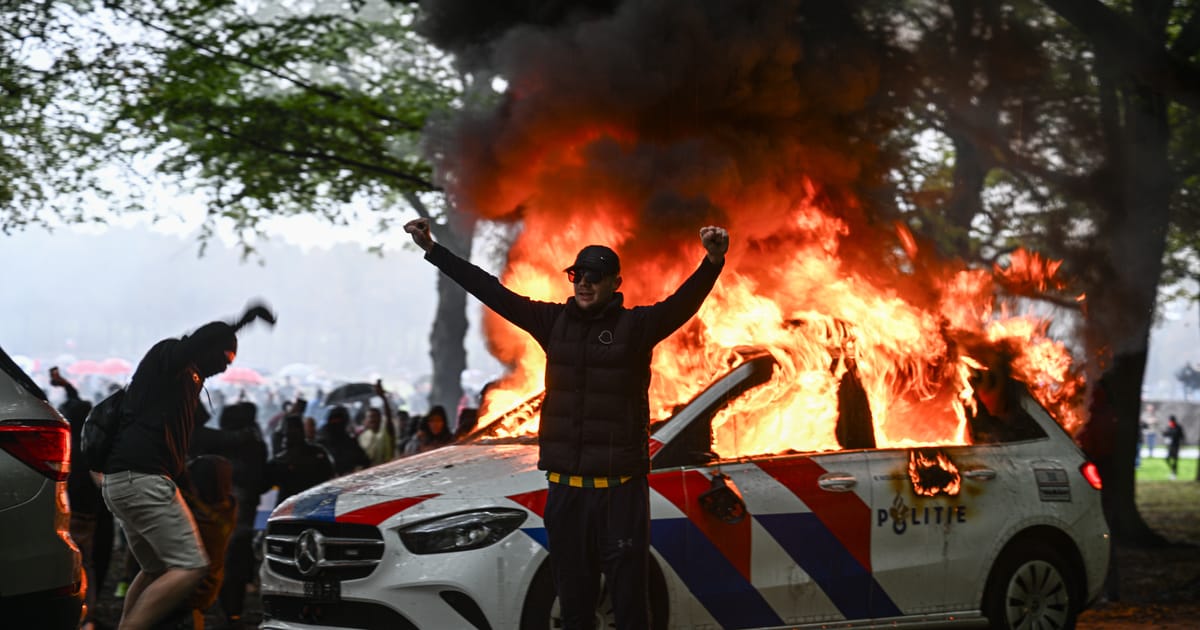 Protestul olandez impotriva imigrarii devine violent
