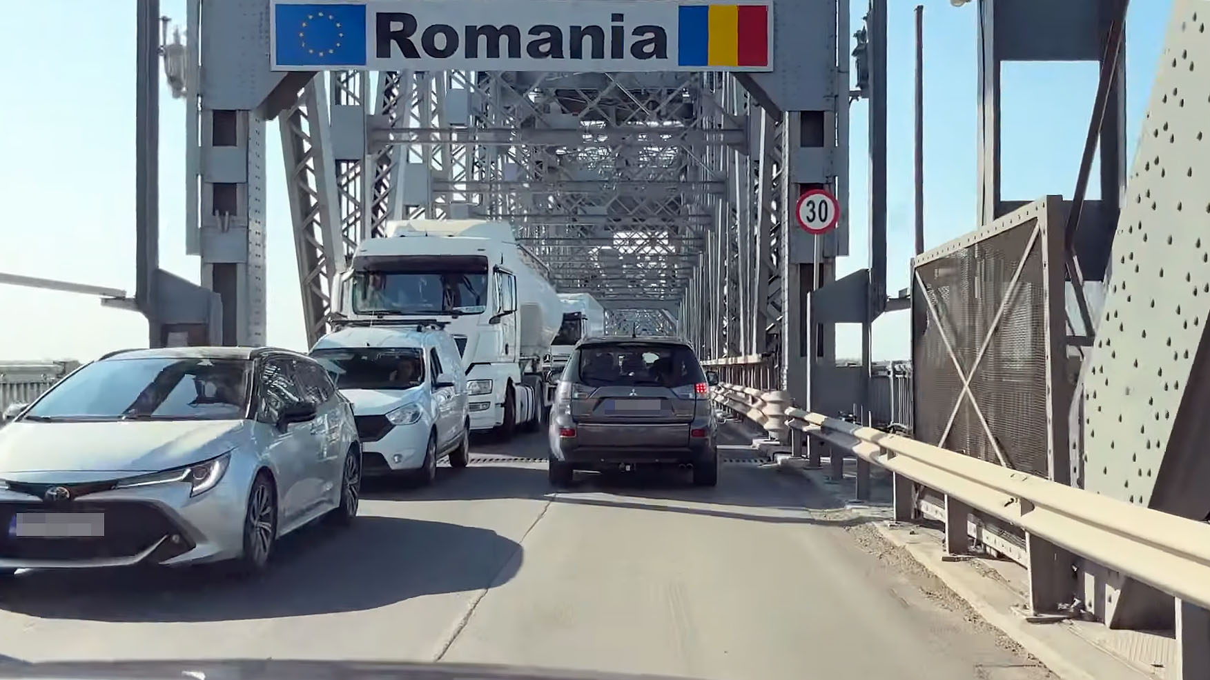 Circulatia pe Podul Prieteniei Giurgiu Ruse suspendata temporar