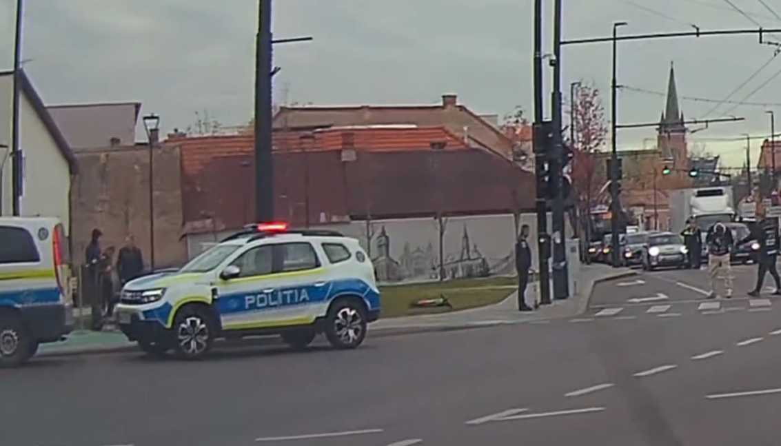 VIDEO Acident in aceasta dimineata la Platinia
