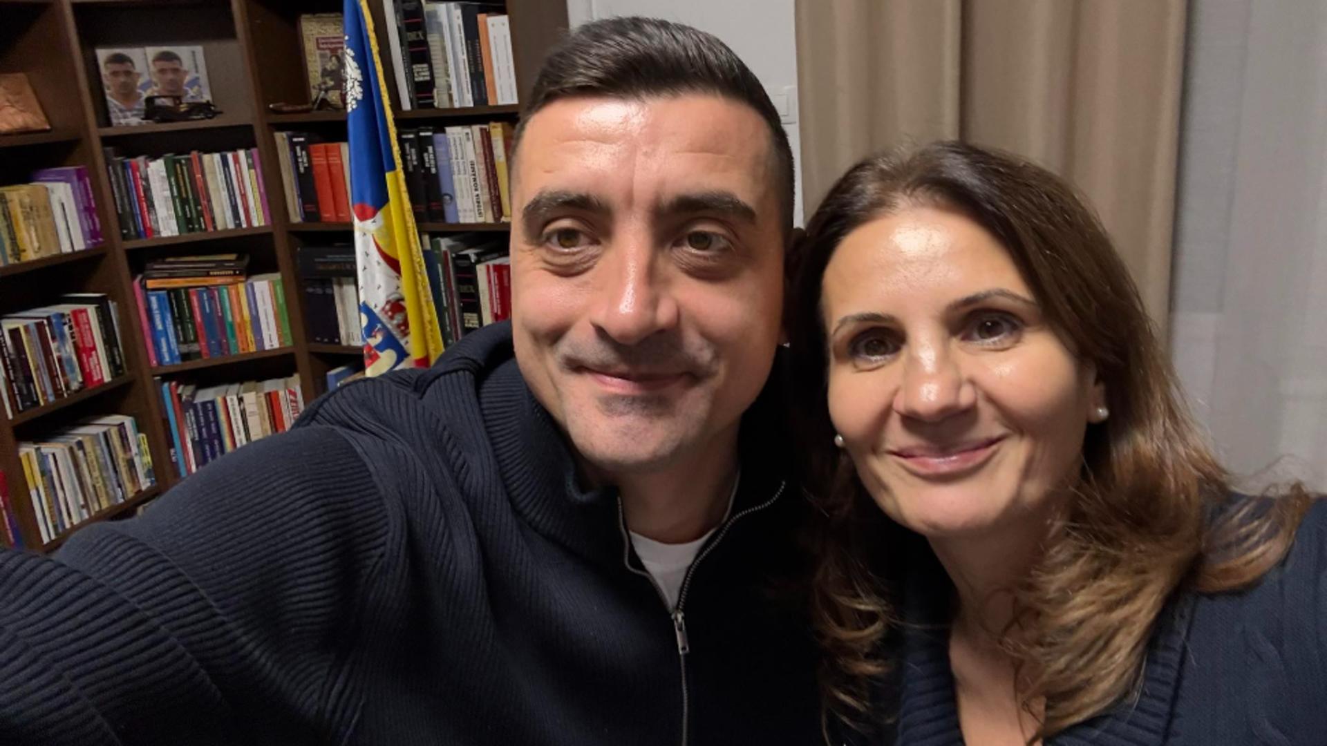 Anca Alexandrescu si George Simion declaratii de presa la 23 00