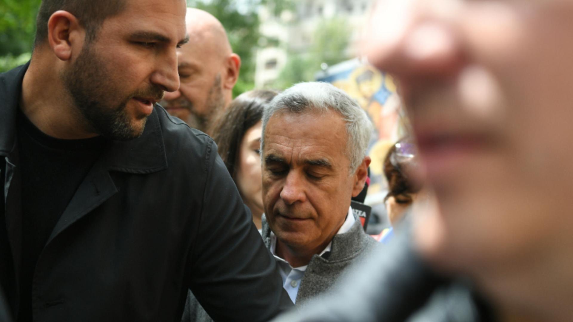 Calin Georgescu la Politia Buftea pentru control judiciar