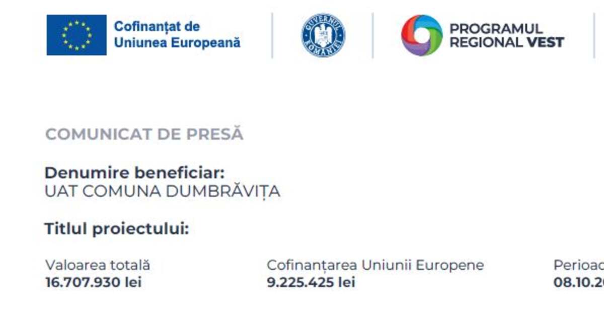 Construirea unui gradinite in zona Cora Dumbravita