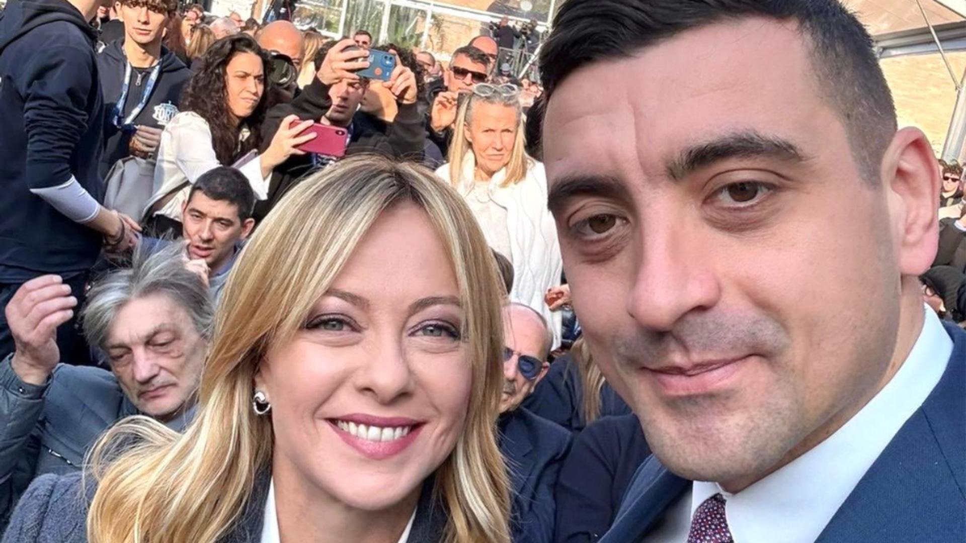 George Simion ntalnire oficiala cu premierul Italiei