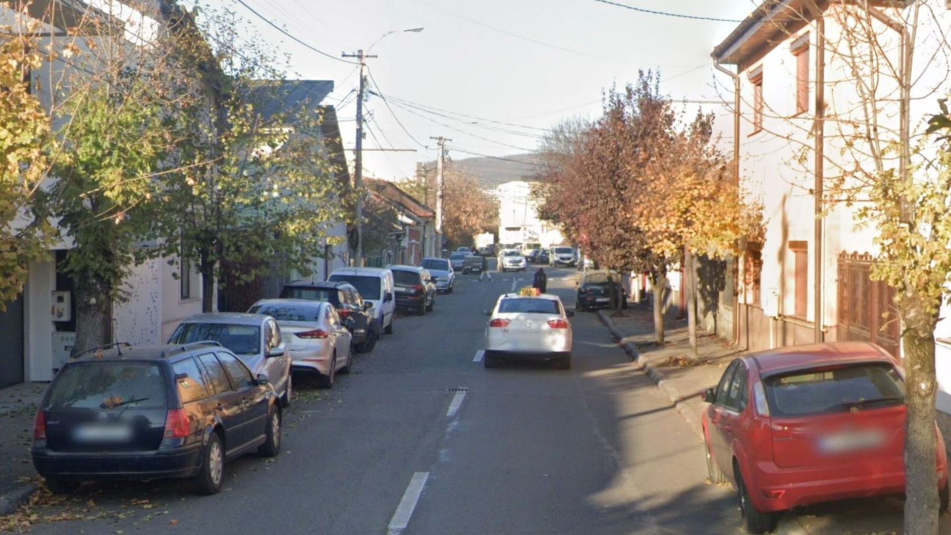 O strada din Cluj s a transformat in parcare de