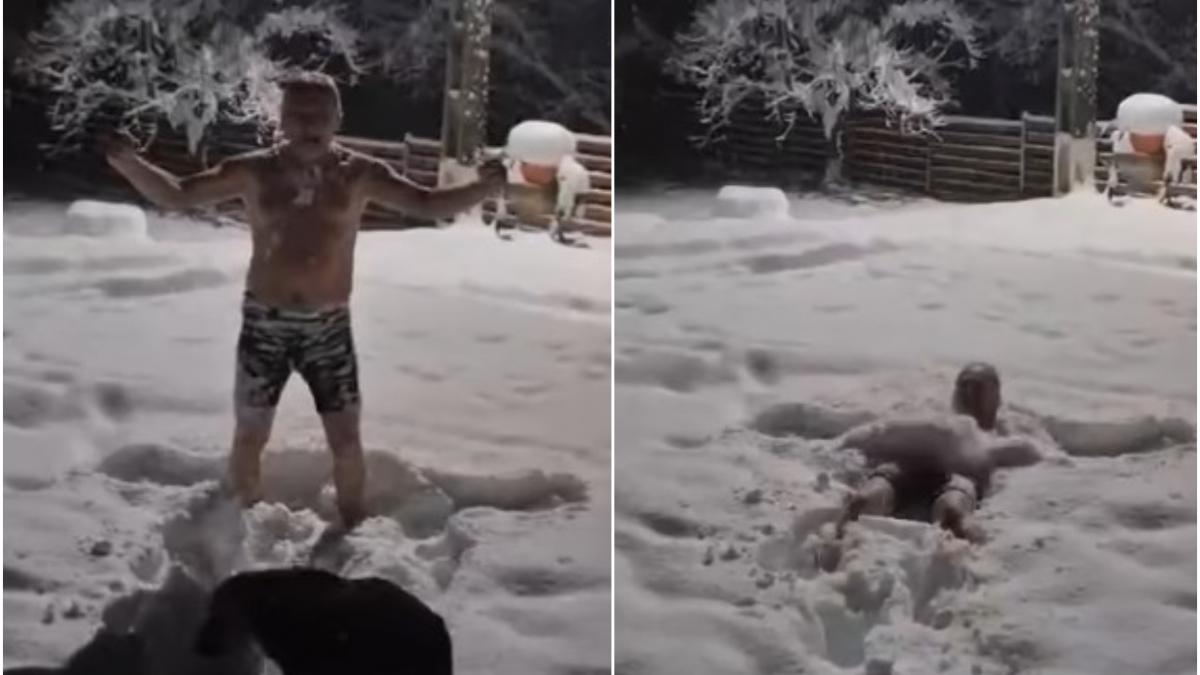 Fostul sef ANAF s a jucat in zapada