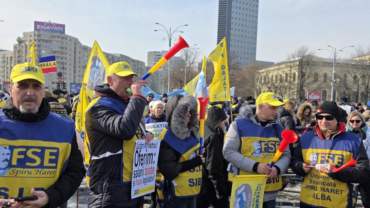 Profesorii si studentii protesteaza astazi la Cotroceni Nemultumire dupa declaratia lui Bolojan ca nu de