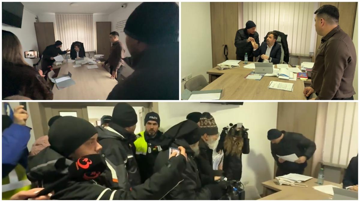 Revolta a cetatenilor in Salcea Suceava Oamenii au intrat in biroul primarului nemultumiti de impozite Arata