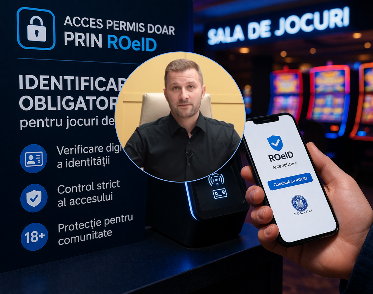 Florestiul spune STOP Pe langa interzicerea aparatelor de jocuri de noroc in cartiere introduce in premiera nationala identificarea digitala obligatorie prin ROeID