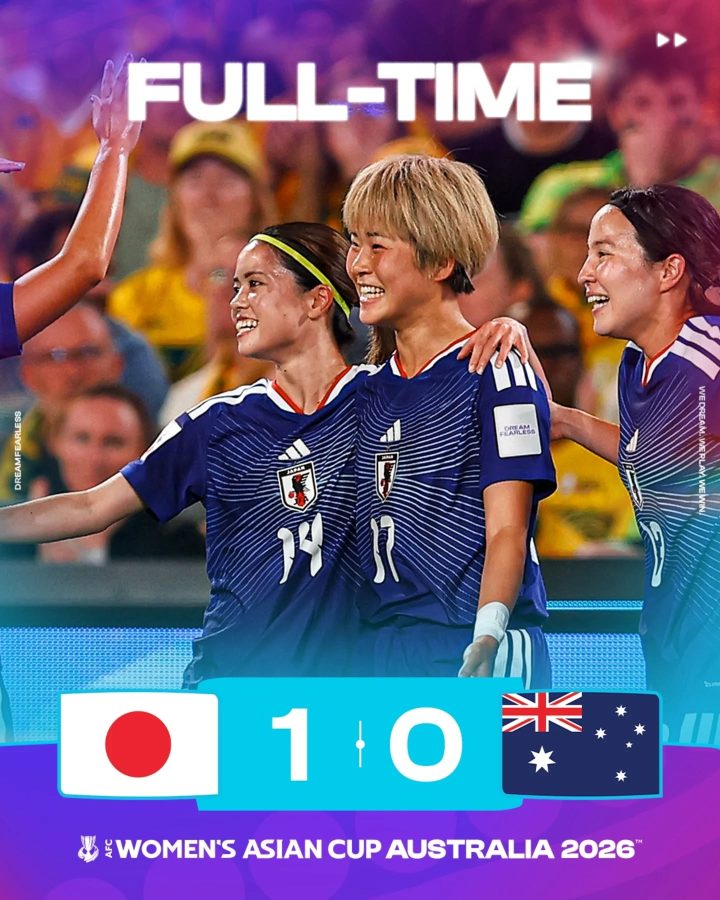 Japonia infrunta Australia in finala dramatica si castiga Cupa Asiei la fotbal feminin in fata unui numar record de spectatori