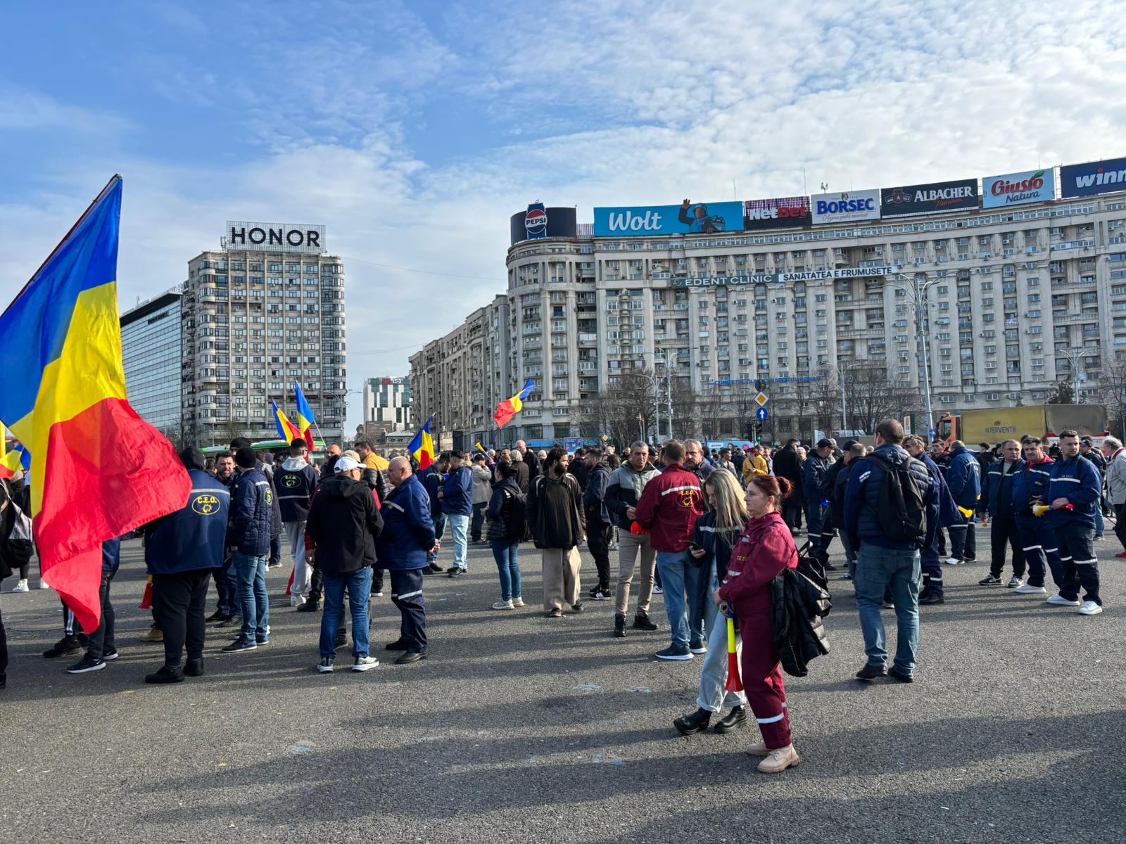 Minerii din Gorj protesteaza in fata Guvernului Ce revendicari au