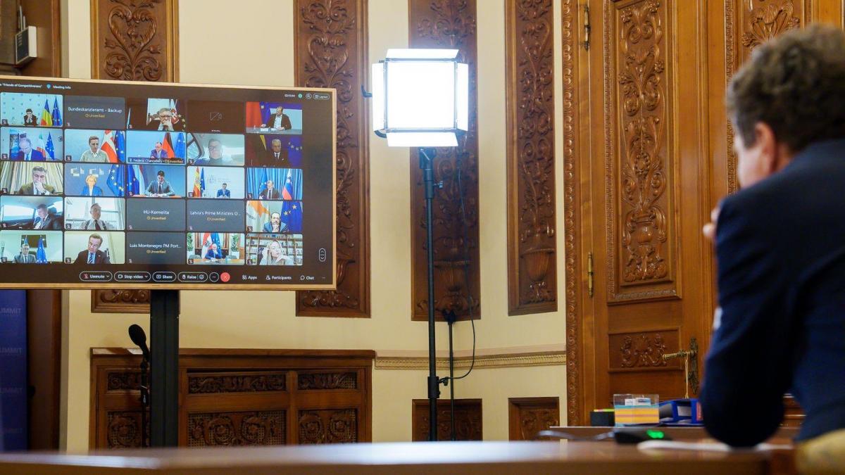 Nicusor Dan intalnire cu liderii europeni pe tema crizei preturilor la petrol si gaze cauzata de