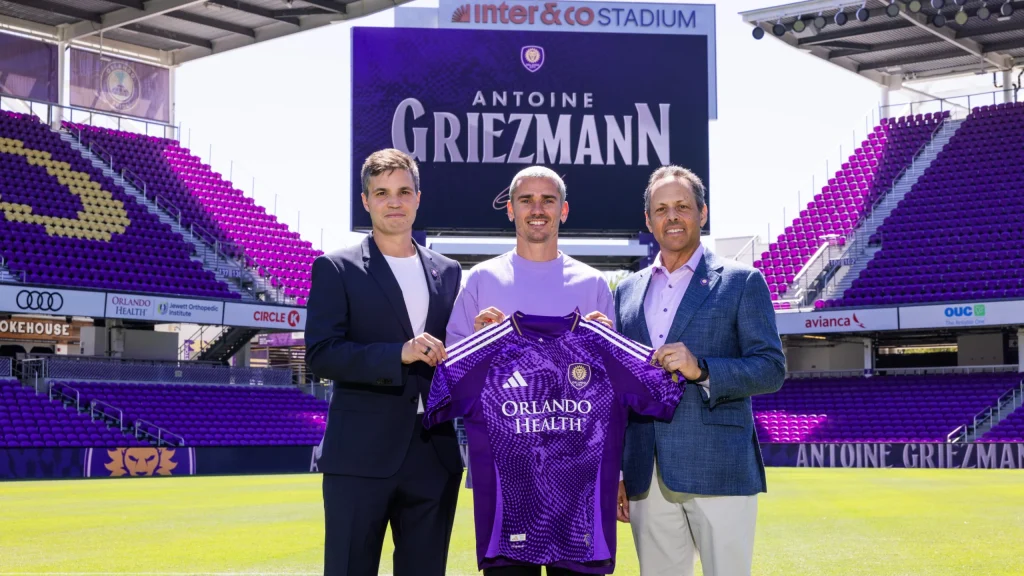 Starul francez Antoine Griezmann a fost prezentat oficial la echipa MLS Orlando City