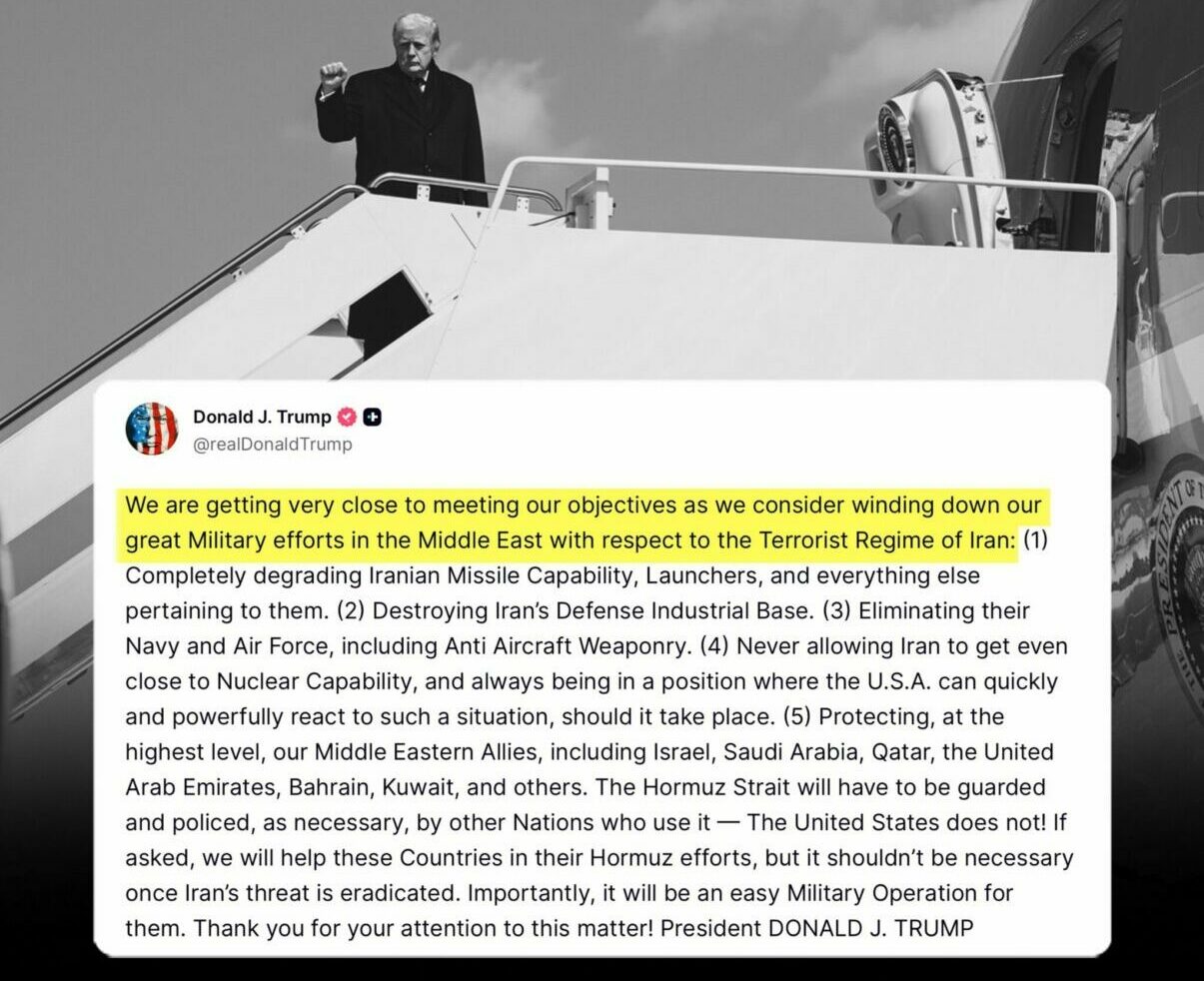 Trump anunta ca SUA sunt aproape de atingerea obiectivelor militare in raport cu Iranul Bursele globale scad dupa trei saptamani de conflict