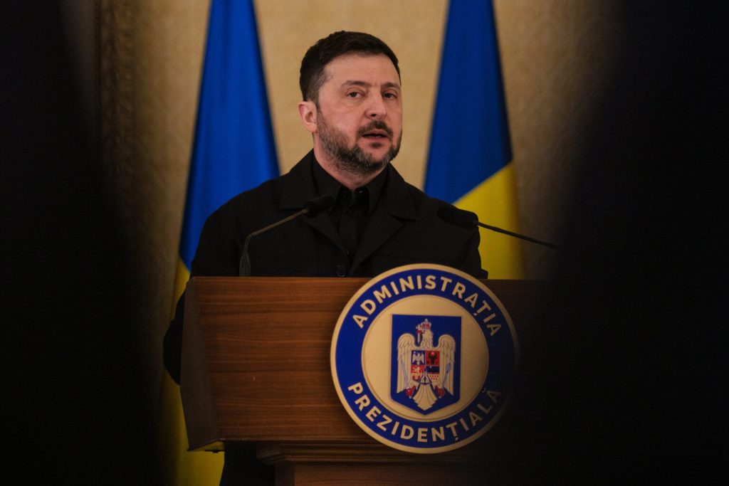 Volodimir Zelenski acuza SUA ca leaga garantile de securitate de cedarea Donbasului