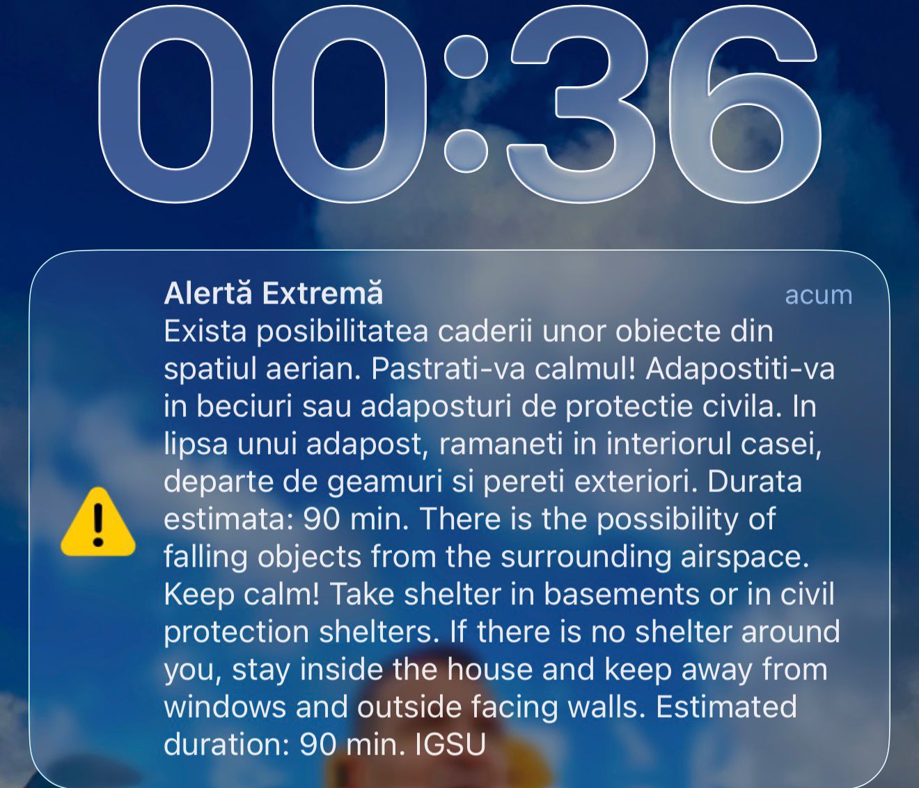 update ro alert in judetul tulcea exista riscul caderii unor obiecte din aer zeci de apeluri la 112