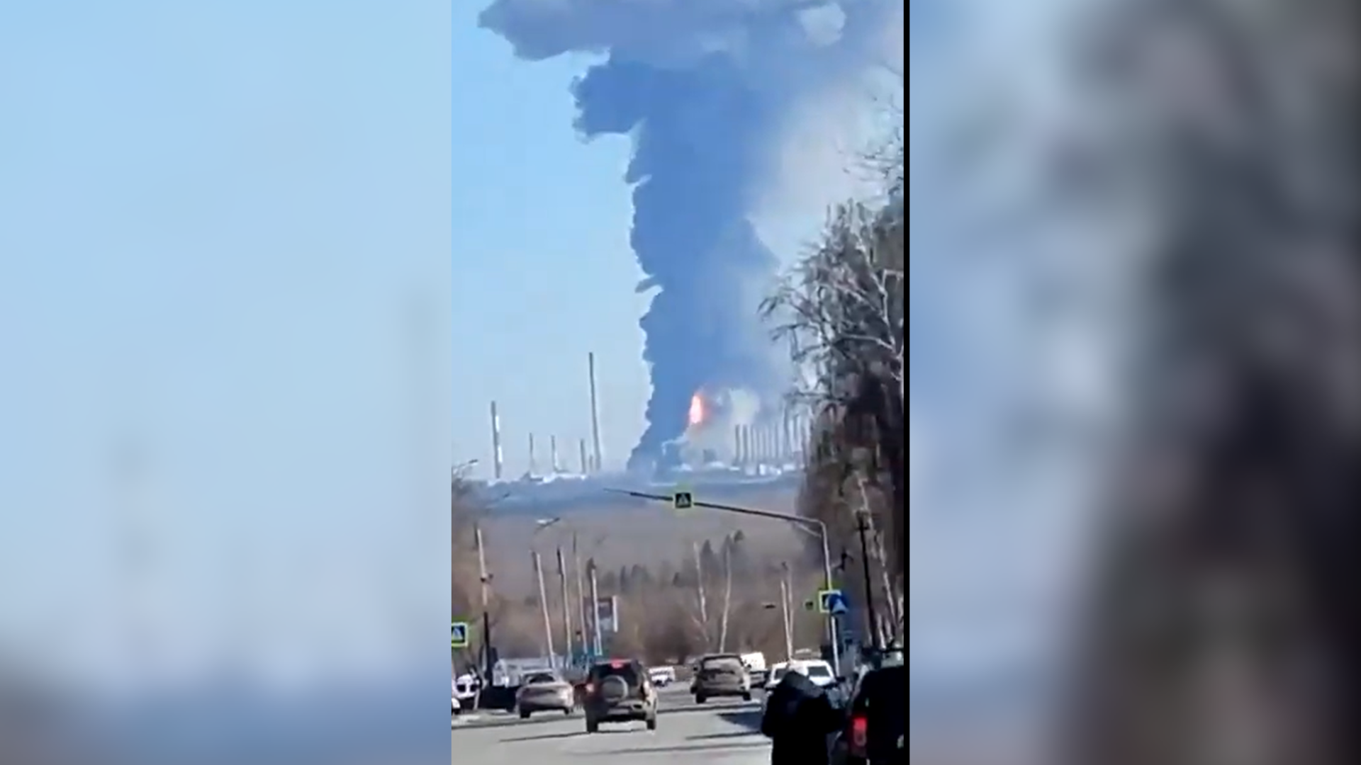 Incendiu la o mare fabrica petrochimica din Rusia provocat de o defectiune a echipamentelor conform informatilor furnizate de companie
