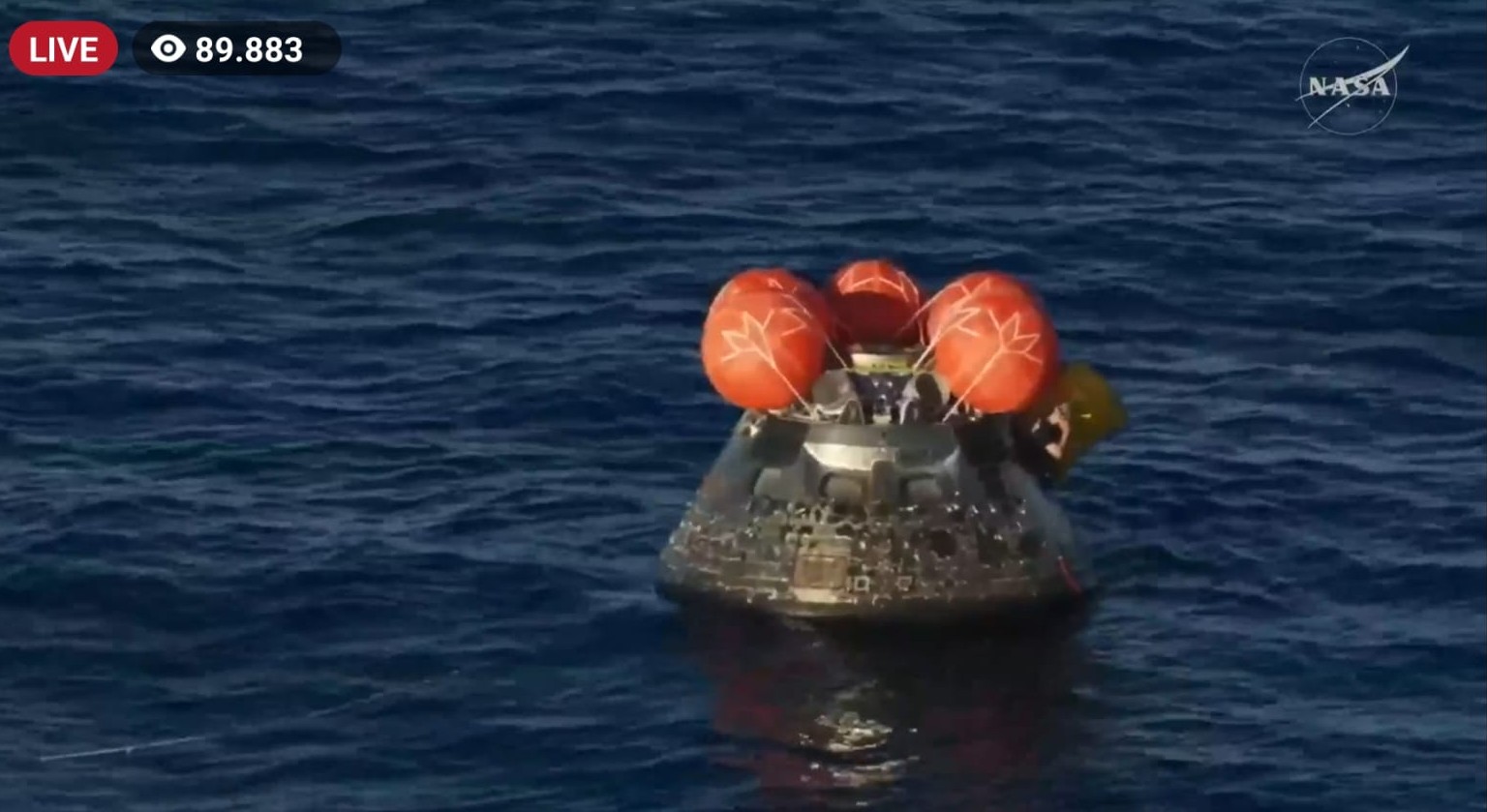Integritate a ajuns cu succes in Oceanul Pacific NASA Am aterizat direct pe obiectiv