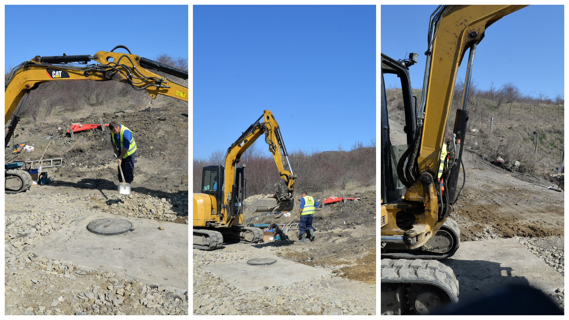 Proiecte importante finalizate in nordul Clujului Retele noi de apa si canalizare pe o strada in plina dezvoltare imobiliara