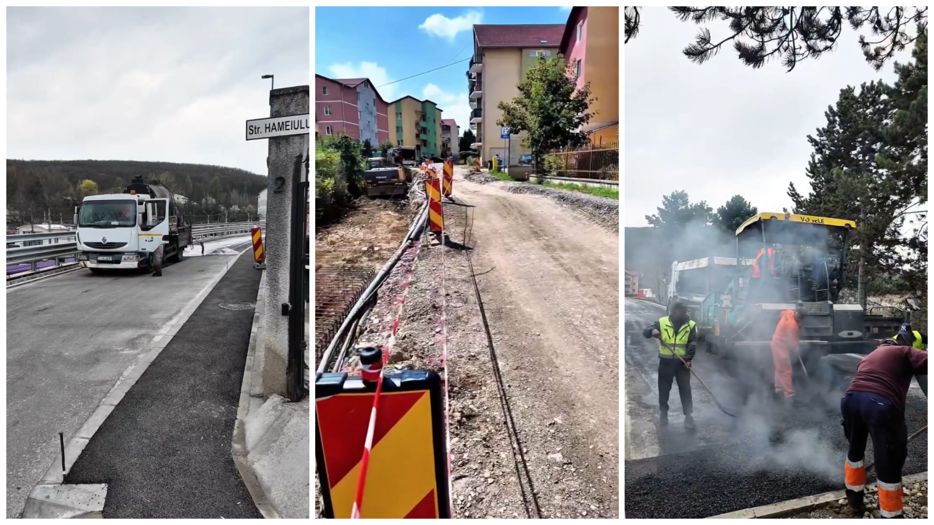 Strada reabilitata complet in Cluj Napoca Investitie semnificativa finalizata pe strada Hameiului din Manastur Nu e doar asfalt ci o restaurare totala